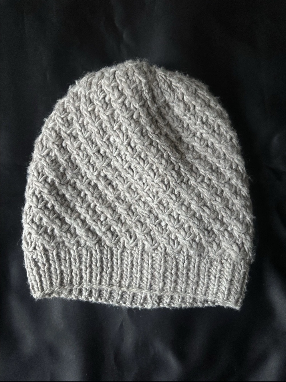 Drykorn For Beautiful People Wool Alpaca Knit Beanie Gray One Size